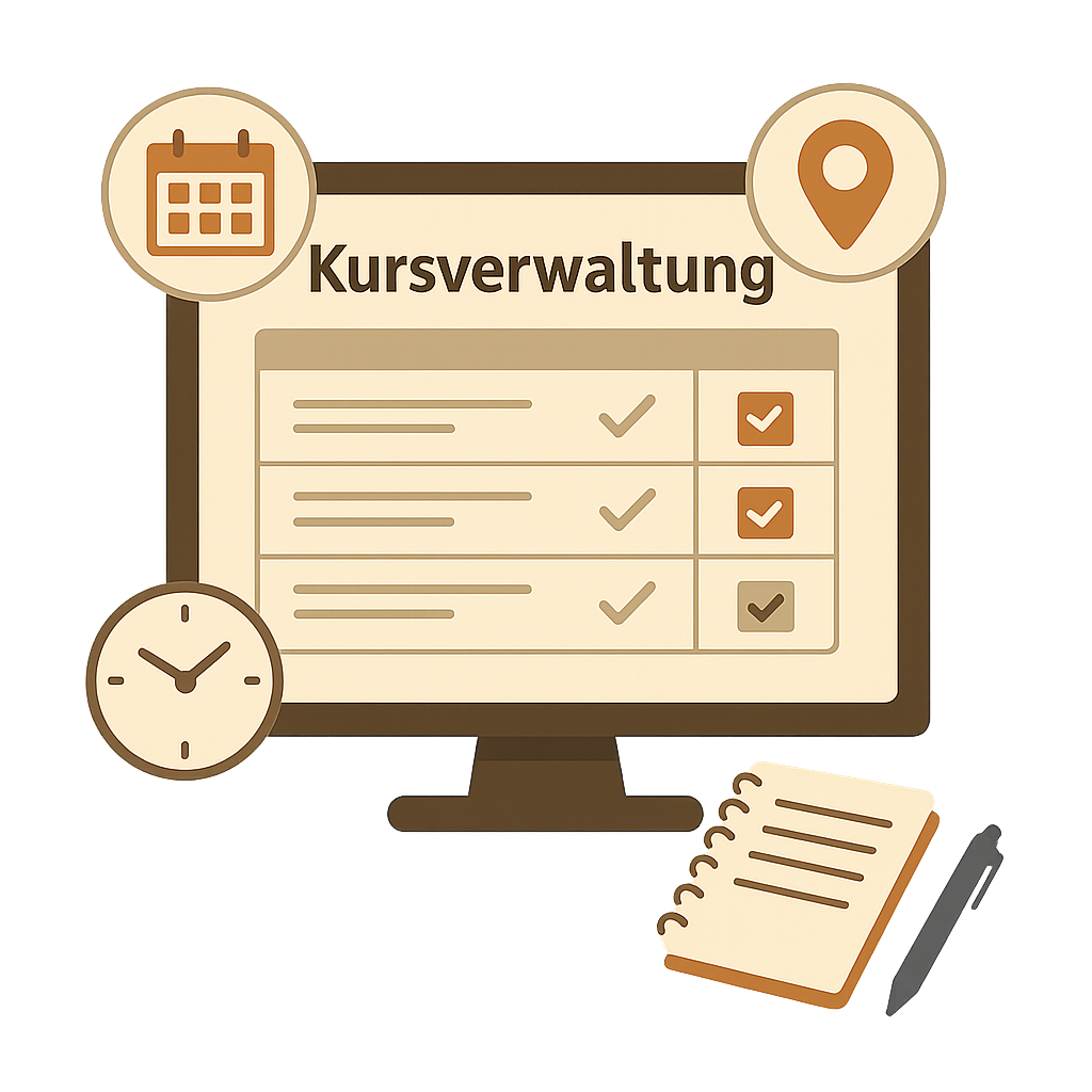 Illustration: Kursverwaltung in SPG-Verein 4